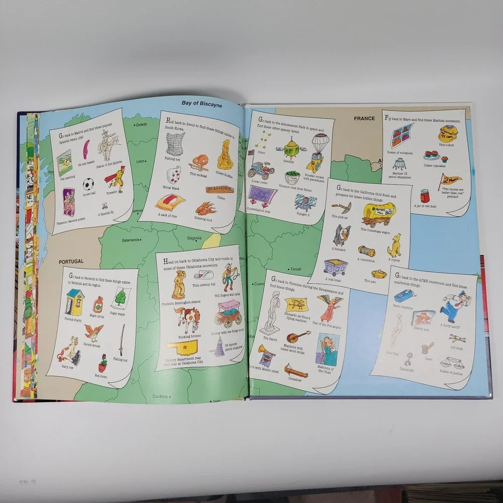 VTG‎ Where Is Carmen Sandiego Look And Find Book Lenaya Raack 1996